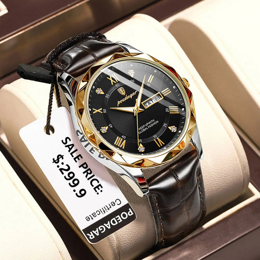 The POEDAGAR Luxury Business Man Wristwatch!